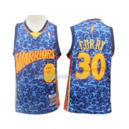 Maillot Golden State Warriors Stephen Curry Mitchell & Ness Bleu