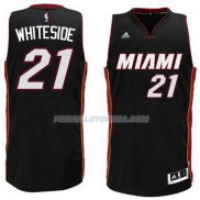 Maillot Basket Miami Heat Whiteside 21 Negro