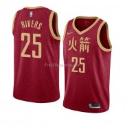 Maillot Houston Rockets Austin Rivers Ville 2018-19 Rouge