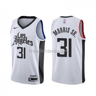 Maillot Los Angeles Clippers Marcus Morris Sr. Ville Blanc