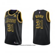 Maillot Los Angeles Lakers Austin Reaves NO 31 Mamba 2021-22 Noir