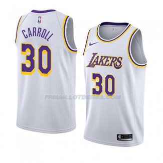 Maillot Los Angeles Lakers Jeffrey Carroll Association 2018 Blanc