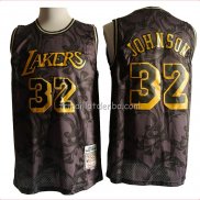 Maillot Los Angeles Lakers Magic Johnson Hardwood Classics Noir