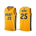 Maillot Miami Heat Kendrick Nunn Earned 2020-21 Or