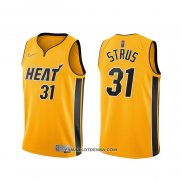 Maillot Miami Heat Max Strus Earned 2020-21 Or