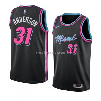 Maillot Miami Heat Ryan Anderson Ville 2018-19 Noir