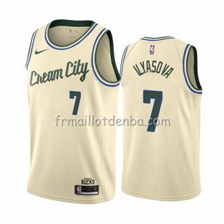 Maillot Milwaukee Bucks Ersan Ilyasova Ville Crema