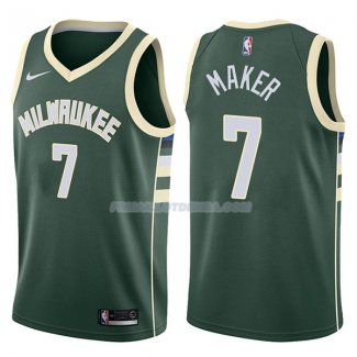 Maillot Milwaukee Bucks Thon Maker Swingman Icon 2017-18 7 Verde