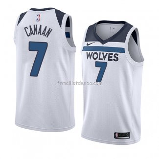 Maillot Minnesota Timberwolves Isaiah Canaan Association 2018 Blanc