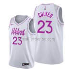 Maillot Minnesota Timberwolves Jarrett Culver Earned 2019-20 Blanc