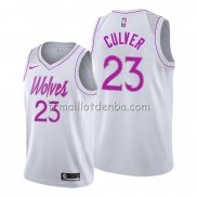 Maillot Minnesota Timberwolves Jarrett Culver Earned 2019-20 Blanc