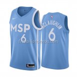 Maillot Minnesota Timberwolves Jordan Mclaughlin Ville Edition Bleu