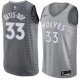 Maillot Minnesota Timberwolves Keita Bates Diop Ciudad 2017-18 33 Gris