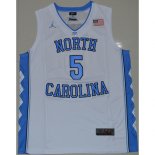 Maillot Basket NCAA Marcus Paige 5 Blanc