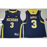 Maillot Basket NCAA Trey Burke 3 Bleu