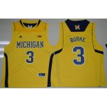 Maillot Basket NCAA Trey Burke 3 Jaune