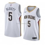 Maillot New Orleans Pelicans Trevon Bluiett Association 2017-18 Blanc