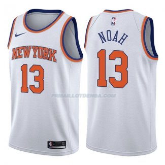 Maillot New York Knicks Joakim Noah Association 2017-18 13 Blancoo