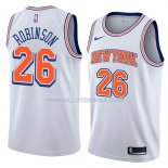 Maillot New York Knicks Mitchell Robinson Statement 2018 Blanc Blanc