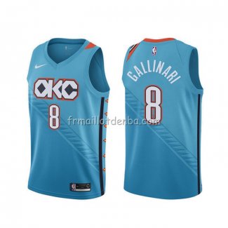 Maillot Oklahoma City Thunder Danilo Gallinari Ville Bleu