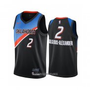 Maillot Oklahoma City Thunder Shai-gilgeous Alexander- Ville 2020-21 Noir