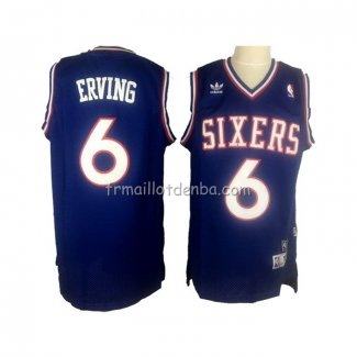 Maillot Philadelphia 76ers Julius Erving Retro Bleu