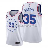 Maillot Philadelphia 76ers Marial Shayok Earned Blanc