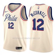 Maillot Philadelphia 76ers T.j. Mcconnell Swingman Association 2017-18 12 Blancoo