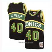 Maillot Seattle Supersonics Shawn Kemp Mitchell & Ness 1994-95 Noir