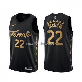 Maillot Tornto Raptors Patrick Mccaw Ville 2019-20 Noir