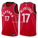 Maillot Toronto Raptors Jonas Valanciunas Icon 2017-18 17 Rojo