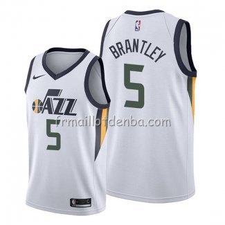 Maillot Utah Jazz Jarrell Brantley Association 2019-20 Blanc