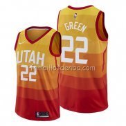 Maillot Utah Jazz Jeff Green Ville Orange