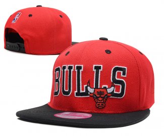 NBA Chicago Bulls Casquette Rouge Noir 2011