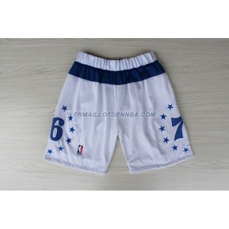 Short Philadelphia 76ers Blanc