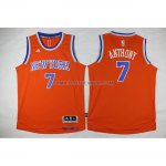 Enfants Maillot Basket New York Knicks Anthony 7 Orange