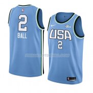 Maillot 2019 Rising Star Lonzo Ball USA Bleu