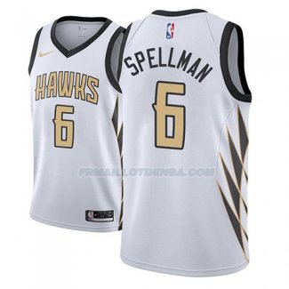 Maillot Atlanta Hawks Omari Spellman Ciudad 2018-19 Blanc