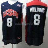 Maillot Basket USA Williams 8 Bleu 2012