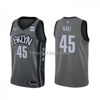 Maillot Brooklyn Nets Donta Hall Statement 2020 Gris