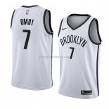 Maillot Brooklyn Nets Nuni Omot Association 2018 Blanc