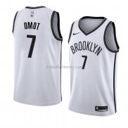 Maillot Brooklyn Nets Nuni Omot Association 2018 Blanc