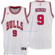 Maillot Basket Chicago Bulls Rondo 9 Blanco