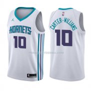 Maillot Charlotte Hornets Michael Carter Williams Association 2017-18 10 Blancoo