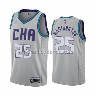 Maillot Charlotte Hornets P. J. Washington Ville Edition Gris