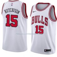 Maillot Chicago Bulls Chandler Hutchison Association 2018 Blanc