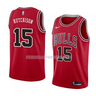 Maillot Chicago Bulls Chandler Hutchison Icon 2018 Rouge