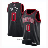 Maillot Chicago Bulls Coby White Statement 2020-21 Noir