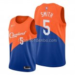 Maillot Cleveland Cavaliers J.r. Smith Ville Edition Bleu