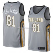 Maillot Cleveland Cavaliers Jose Calderon Ville 2018 Gris